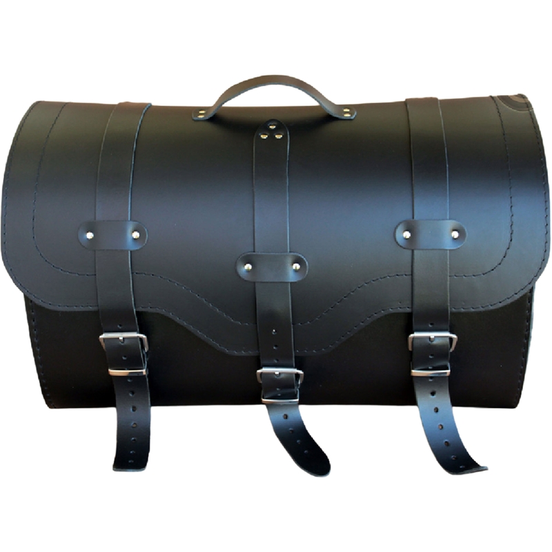 Кожен калъф за мотоциклет с ключалка RSA K155 черен