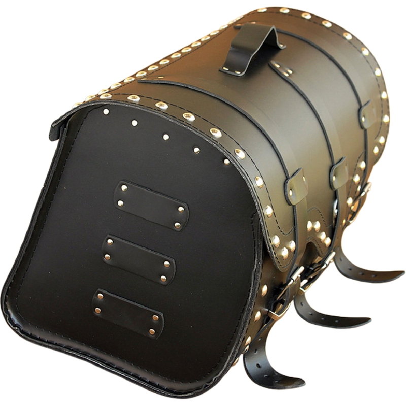 Кожен калъф за мотоциклет с ключалка и нитове RSA K155 черен