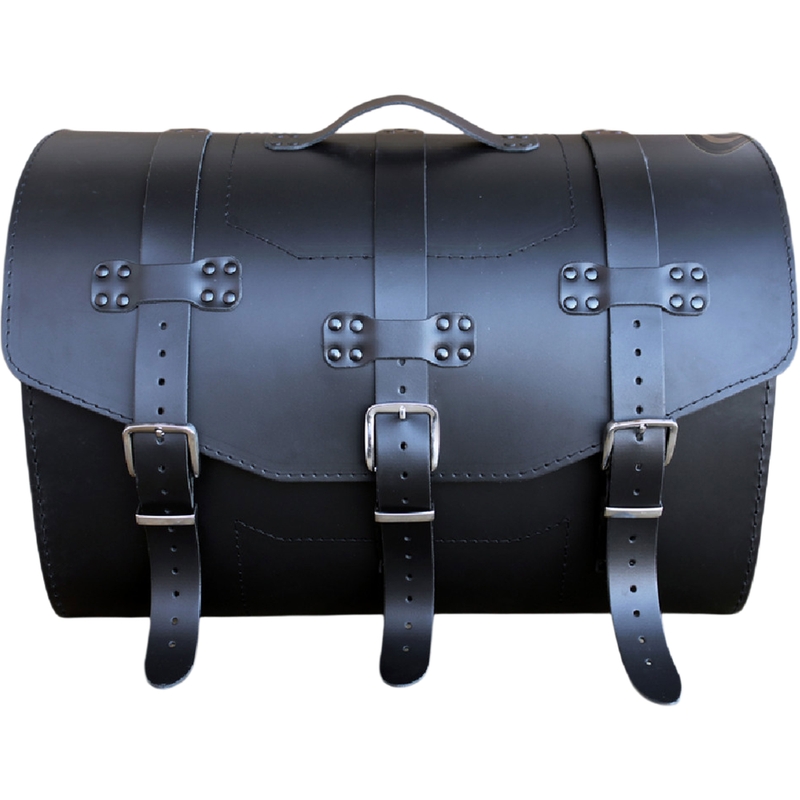 Кожен калъф за мотоциклет с ключалка RSA K451 черен