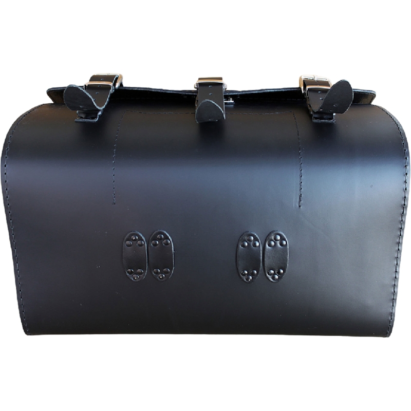 Кожен калъф за мотоциклет с ключалка RSA K451 черен