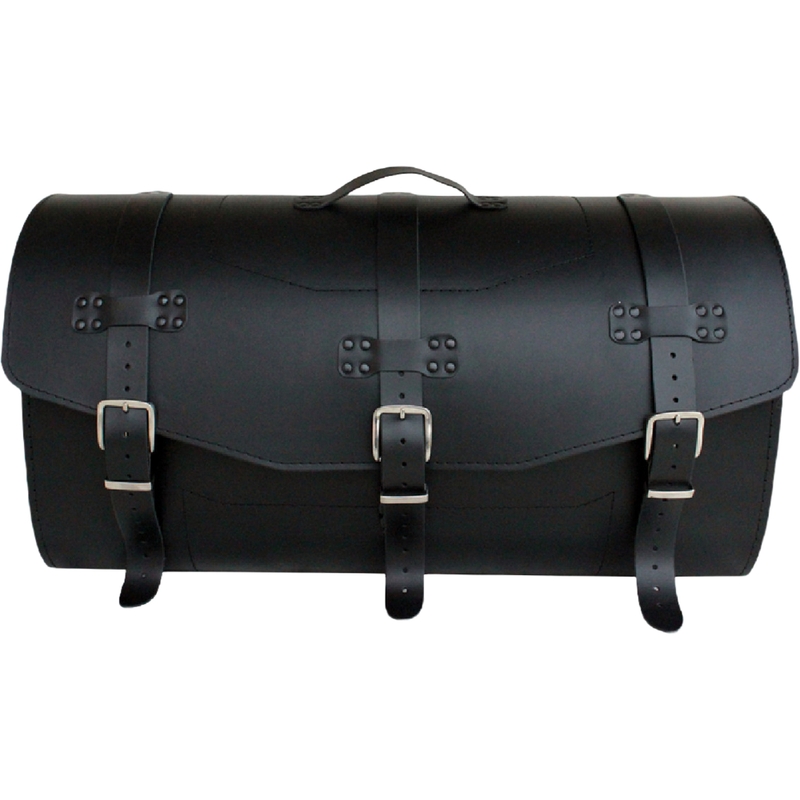 Кожен калъф за мотоциклет с ключалка RSA K461 черен