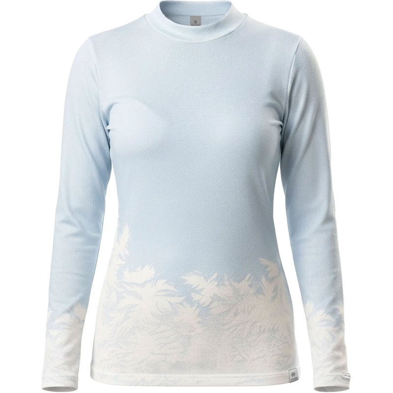 Дамска термална тениска nanosilver® Frozen blue and white