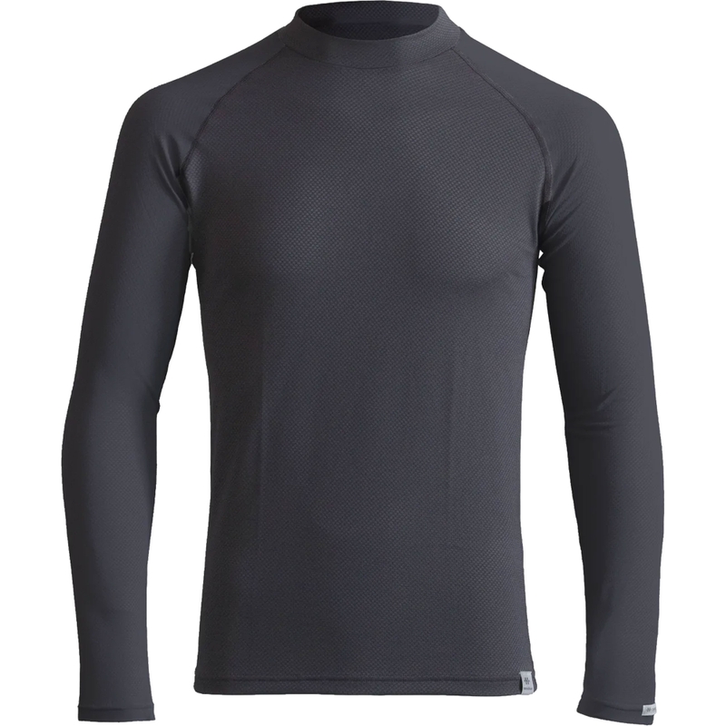 Термо риза nanosilver® Raglan антрацитно сиво - дълъг ръкав
