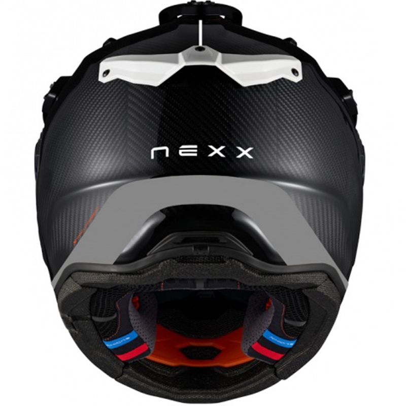 Каска за ендуро мотоциклет Nexx X.Rally FIM Racing 2 Carbon черно-бяла
