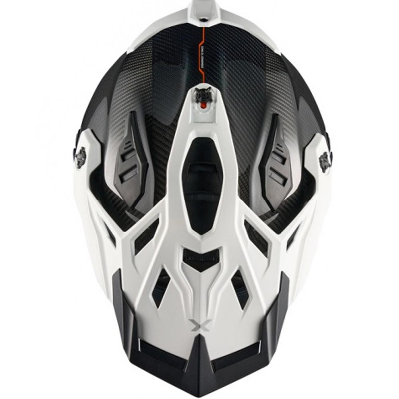 Ендуро мотоциклетна каска Nexx X.Rally Gravix Carbon черно-бяла