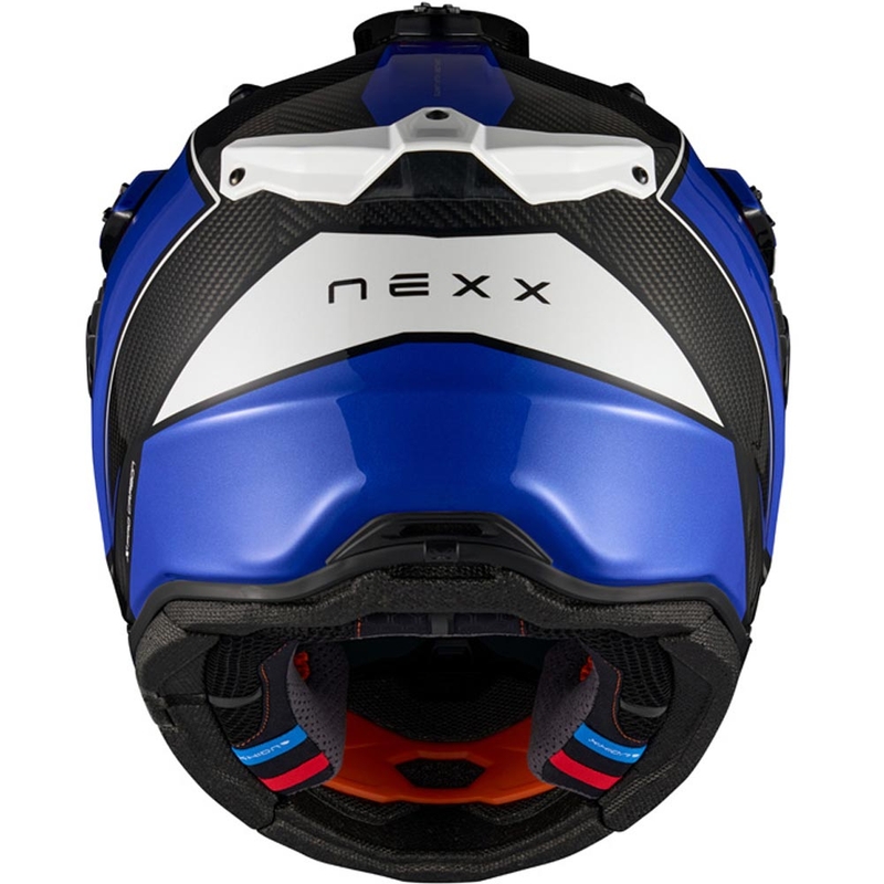 Ендуро каска за мотоциклет Nexx X.Rally Raid, синьо-бяла