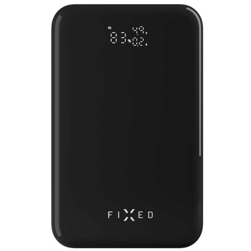 Powerbank Fixed Zen 20 Pro с LCD дисплей, черен