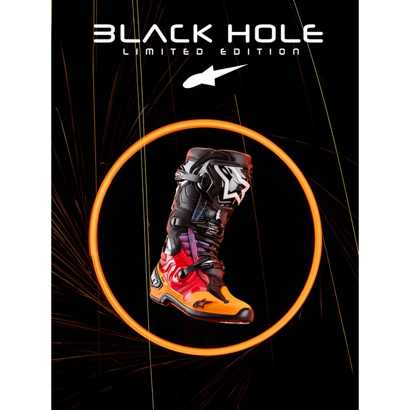 Мотоциклетни ботуши Alpinestars Tech 10 Limited Edition Black Hole, черни
