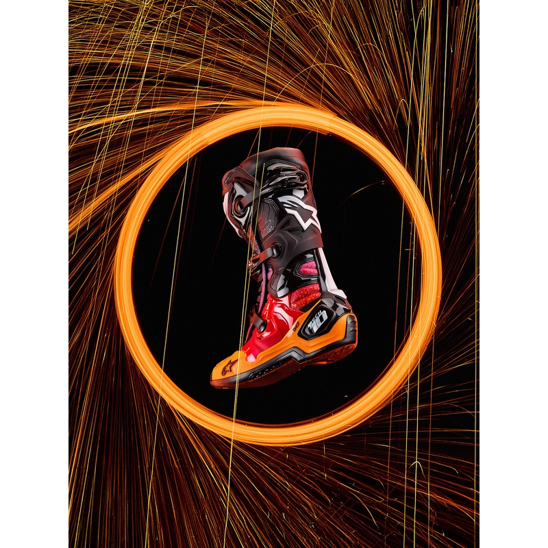 Мотоциклетни ботуши Alpinestars Tech 10 Limited Edition Black Hole, черни