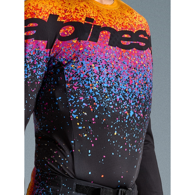 Мотокрос фланелка Alpinestars Supertech Limited Edition Black Hole, черна
