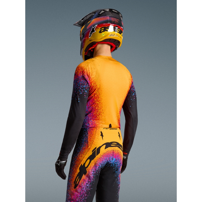 Мотокрос фланелка Alpinestars Supertech Limited Edition Black Hole, черна