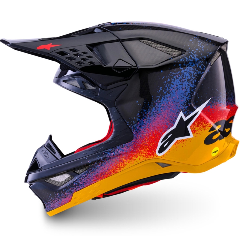 Alpinestars Supertech S-M10 каска за мотокрос с ограничена серия Black Hole, черен цвят