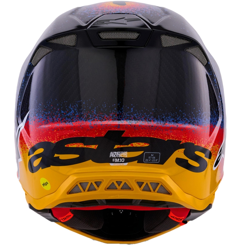 Alpinestars Supertech S-M10 каска за мотокрос с ограничена серия Black Hole, черен цвят