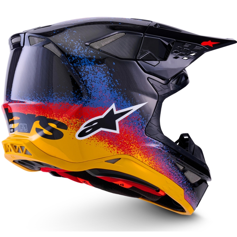 Alpinestars Supertech S-M10 каска за мотокрос с ограничена серия Black Hole, черен цвят