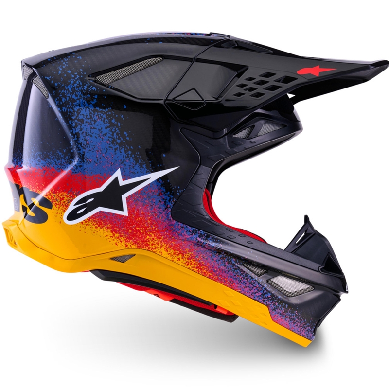 Alpinestars Supertech S-M10 каска за мотокрос с ограничена серия Black Hole, черен цвят