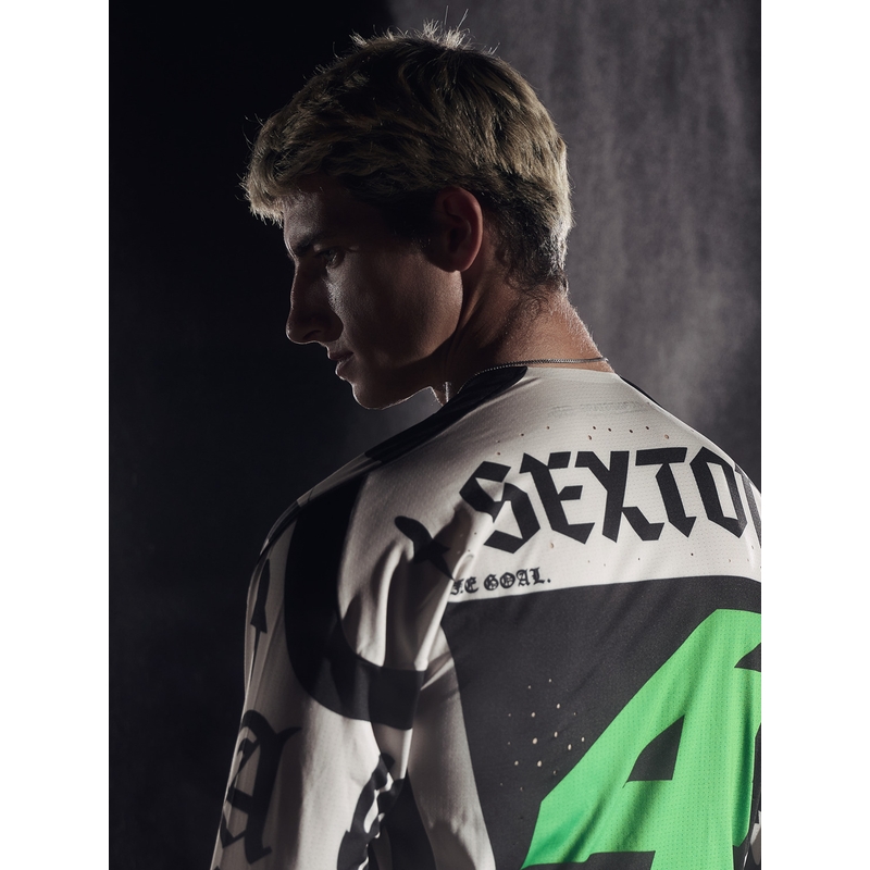 Мотокрос фланелка Alpinestars Techstar Limited Edition, Wolf Dust, пясъчно-черна