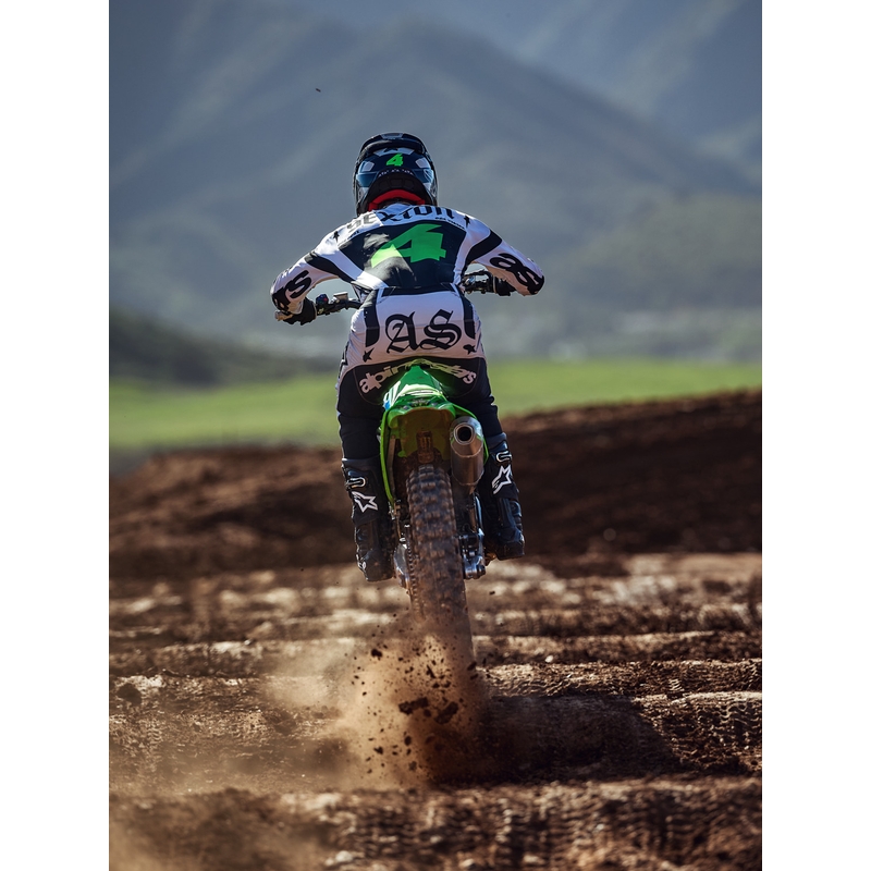 Мотокрос фланелка Alpinestars Techstar Limited Edition, Wolf Dust, пясъчно-черна