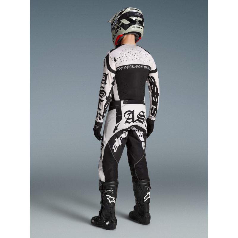 Мотокрос фланелка Alpinestars Techstar Limited Edition, Wolf Dust, пясъчно-черна
