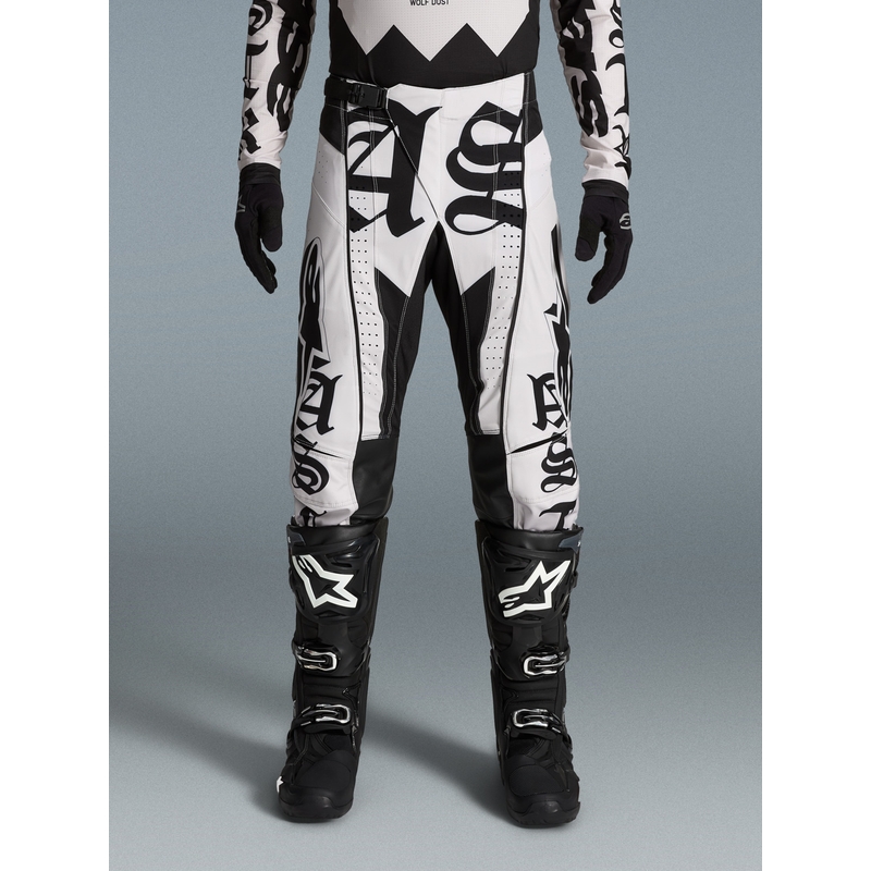 Мотокрос панталон Alpinestars Techstar limited edition Wolf Dust, пясъчно-черен
