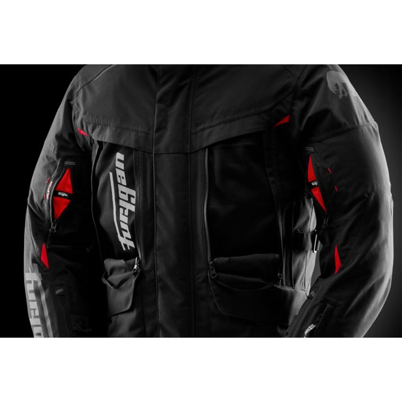 Мотоциклетно яке Furygan CHALLENGER 3C PRIMALOFT® черно-червено