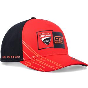 Шапка Ducati Corse Marc Marquez 93 Box Logo черно-червена