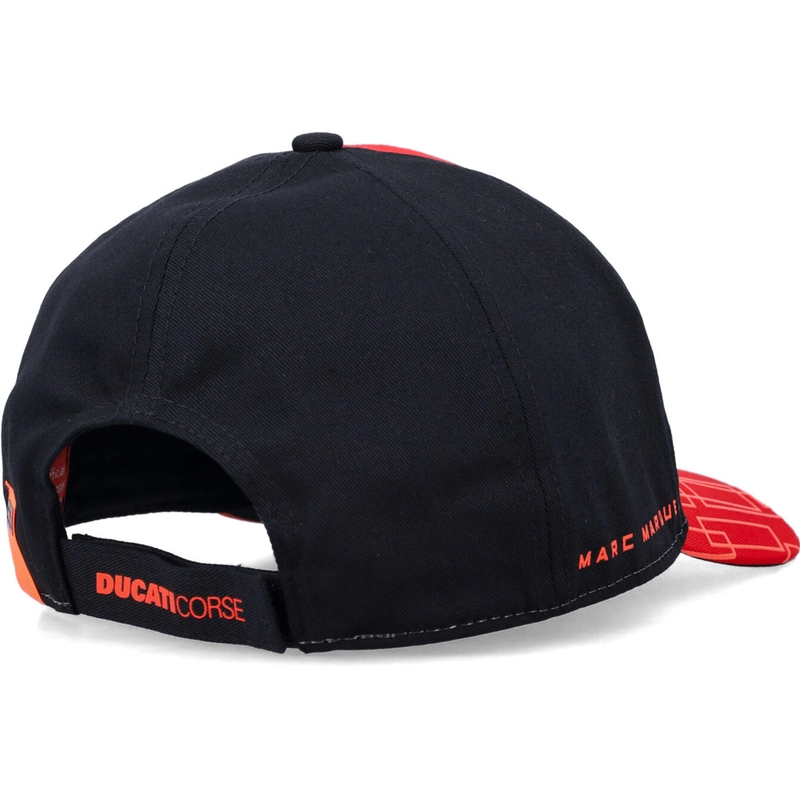 Шапка Ducati Corse Marc Marquez 93 Box Logo черно-червена