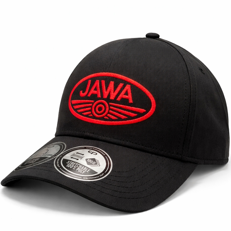 Черна шапка Jawa Snapback