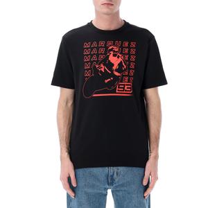 Тениска Ducati Marc Marquez Repeated Logo черна