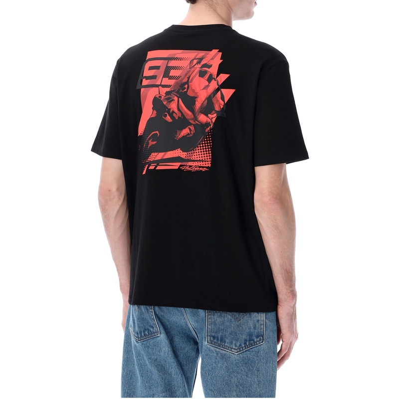 Тениска Ducati Marc Marquez Man 93 Look Back черна