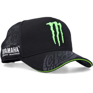 Спонсорска шапка Yamaha Monster Fabio Quartararo, черна