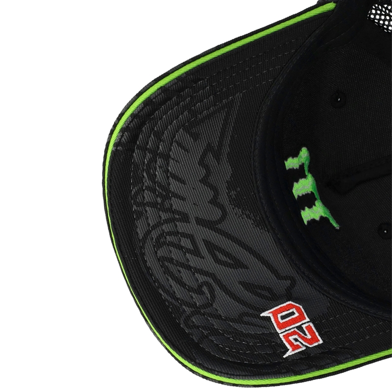 Спонсорска шапка Yamaha Monster Fabio Quartararo, черна