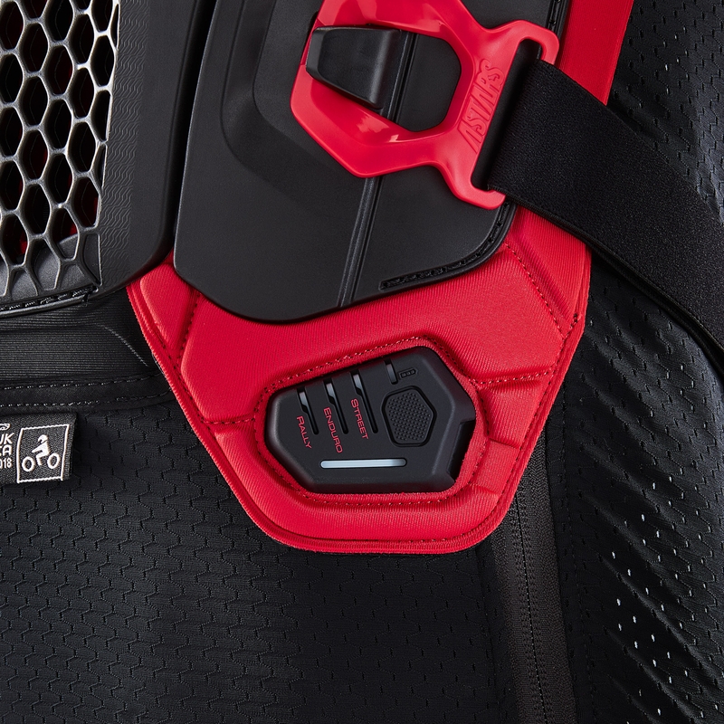 Жилетка за мотоциклет Alpinestars TECH-AIR®OFF-ROAD system с въздушна възглавница, черно-червена