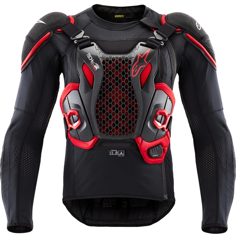 Жилетка за мотоциклет Alpinestars TECH-AIR®OFF-ROAD system с въздушна възглавница, черно-червена