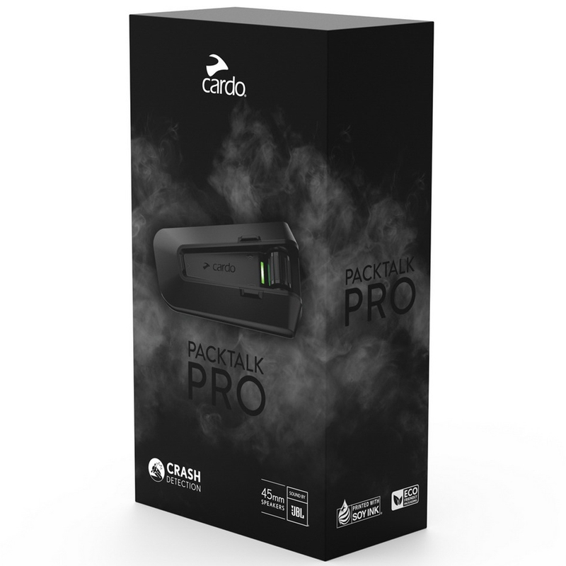 Bluetooth домофон CARDO PACKTALK PRO Duo черен