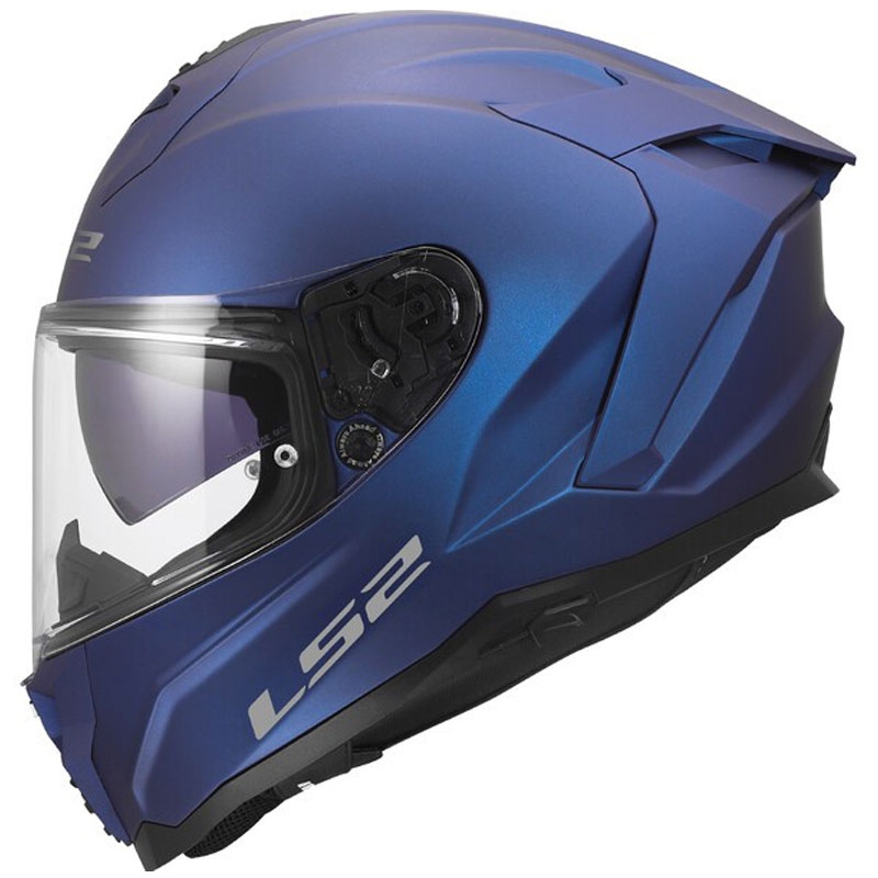 LS2 FF817 Challenger II Solid каска за мотоциклет с пълно лице, матово тъмносиня