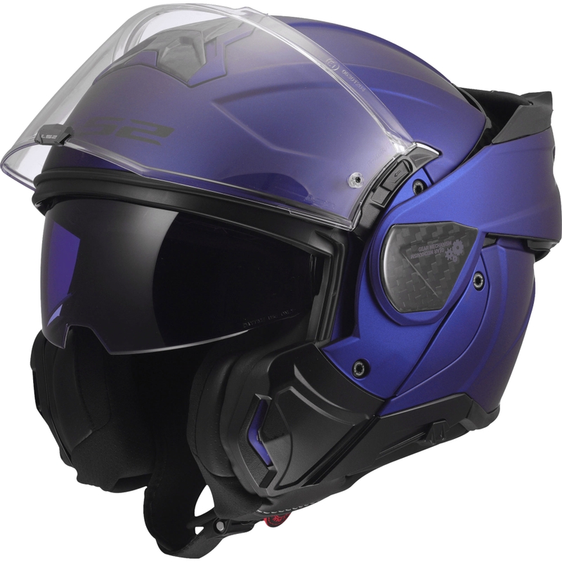 Мото каска с отваряне LS2 FF910 Advant II, матово тъмносиня