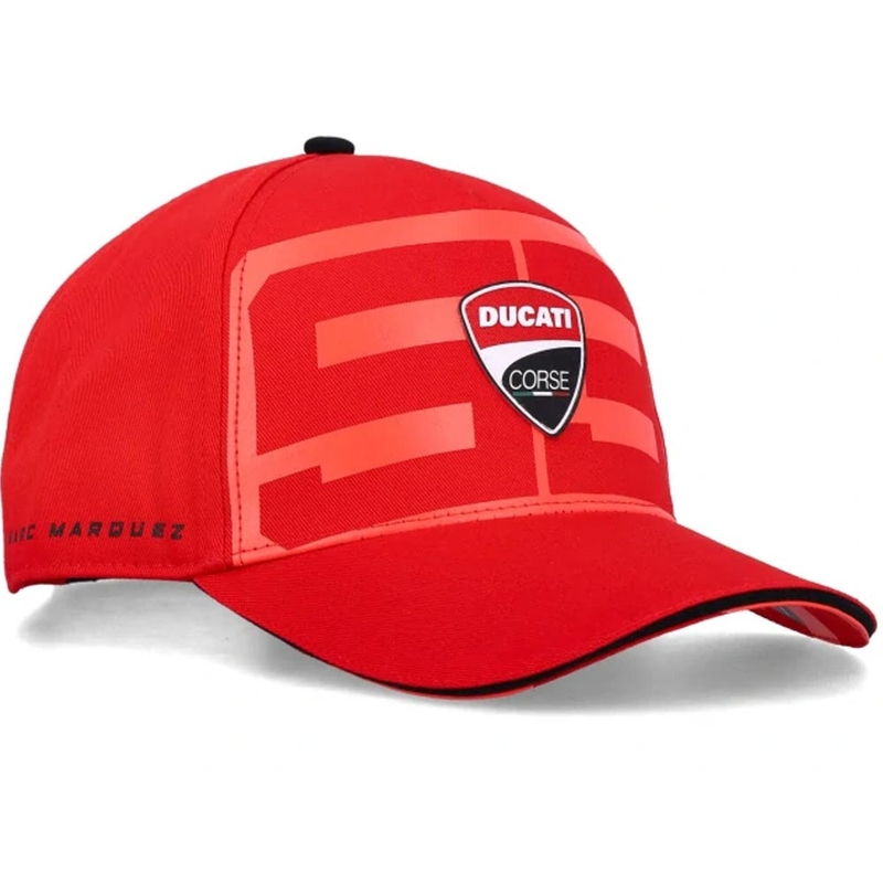 Червена шапка Ducati Corse Marc Marques Big 93