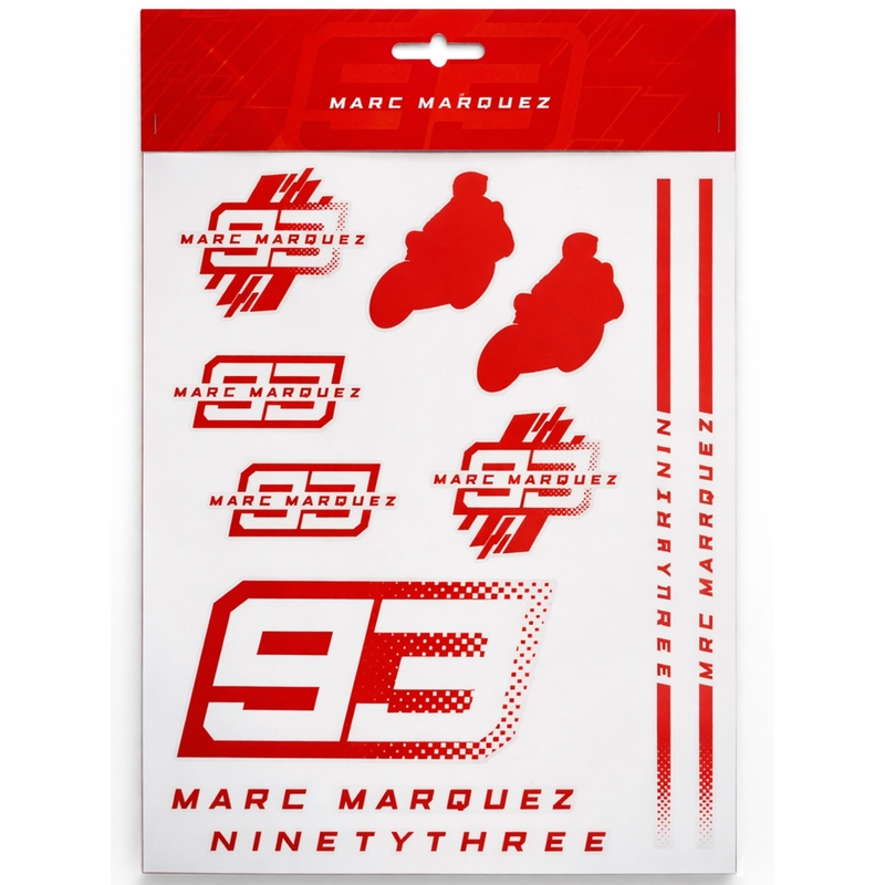 Ducati Marc Marquez Големи стикери MM93 червени