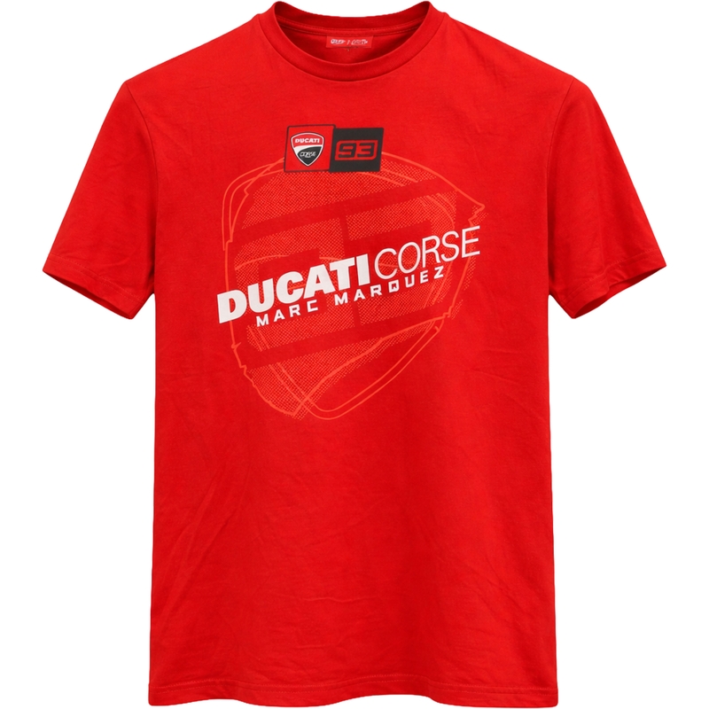 Тениска Ducati Corse Marc Marquez Big Helmet 93 червена