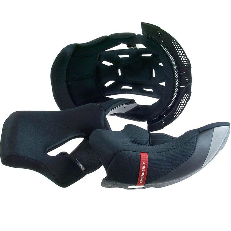 Scorpion EXO-491 KW интериор за мотоциклетна каска, стандартен, черен