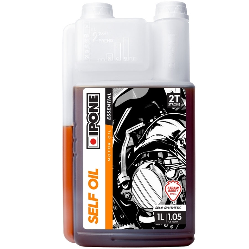 Бензиново масло Ipone Self Oil 2T с дозатор 1 л ягода