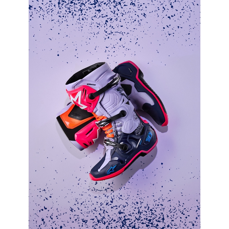 Мотокрос ботуши Alpinestars TECH 10 Limited Edition Records, черни