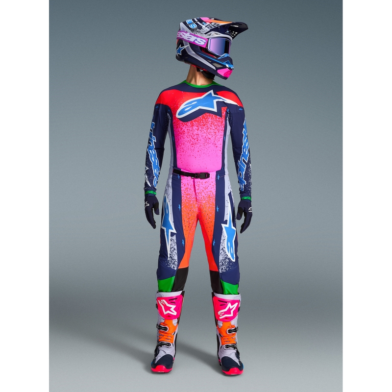 Мотокрос фланелка Alpinestars Supertech Limited Edition Records - сива