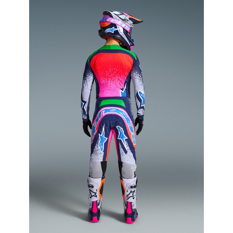 Мотокрос фланелка Alpinestars Supertech Limited Edition Records - сива