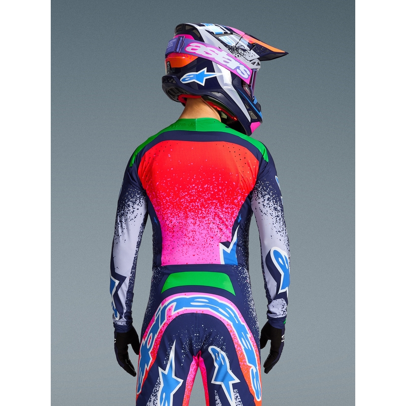 Мотокрос фланелка Alpinestars Supertech Limited Edition Records - сива
