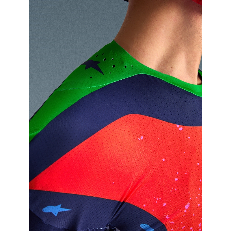 Мотокрос фланелка Alpinestars Supertech Limited Edition Records - сива