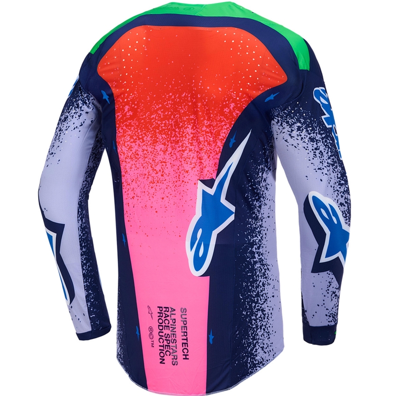 Мотокрос фланелка Alpinestars Supertech Limited Edition Records - сива