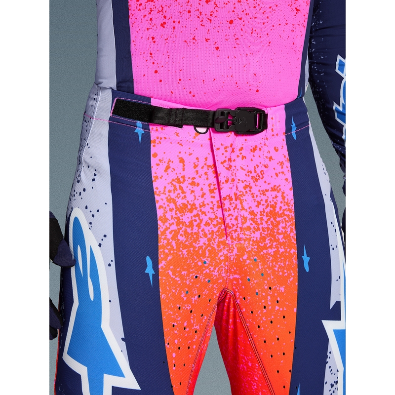 Мотокрос панталон Alpinestars Supertech Limited Edition Records, сив