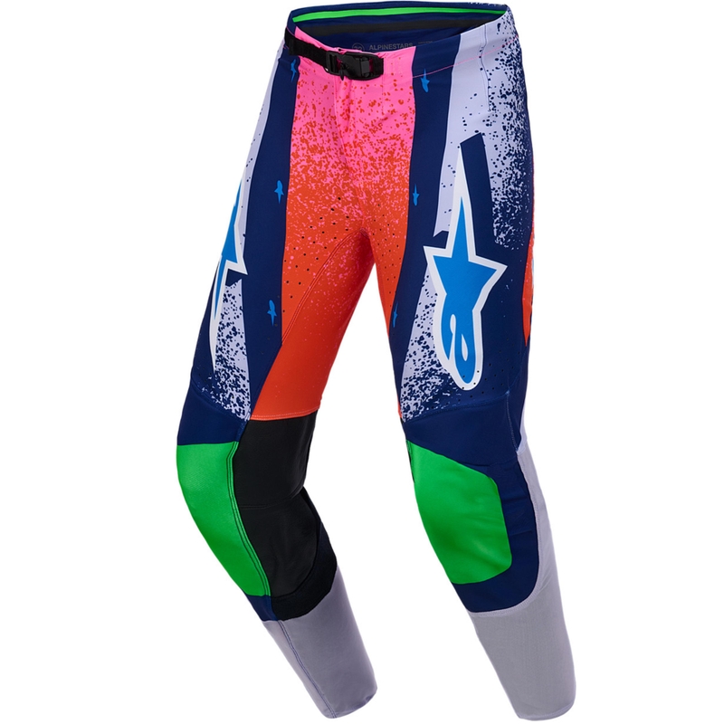 Мотокрос панталон Alpinestars Supertech Limited Edition Records, сив