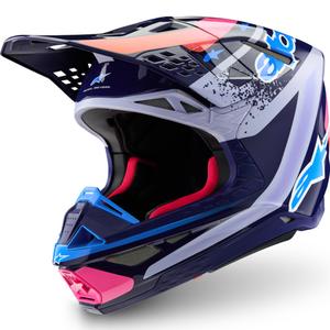 Мотокрос каска Alpinestars Supertech S-M10 Limited Edition Records, сива